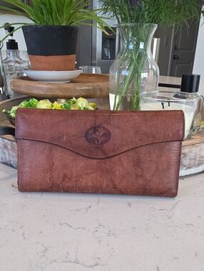 Buxton Brown Leather Women's Wallet